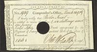 1789 Connecticut 6s, 1p Interest Note VF/XF